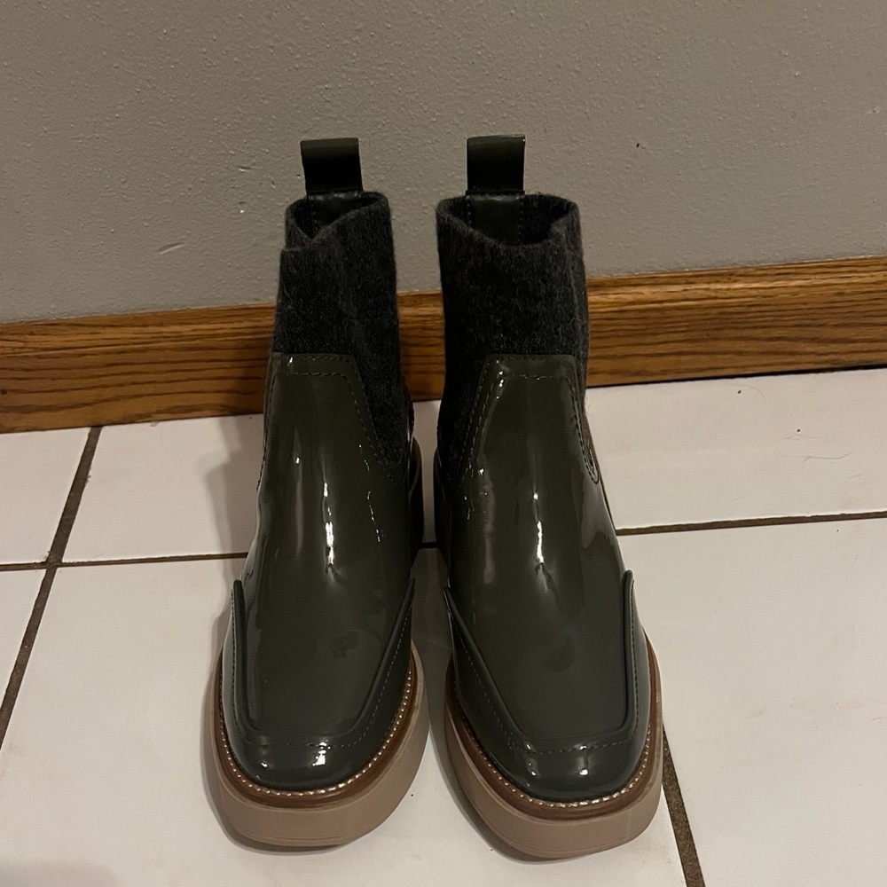 Dolce Vita Women’s size 8 Olive and Charcoal Ankle Boots NWT - Picture 7 of 8
